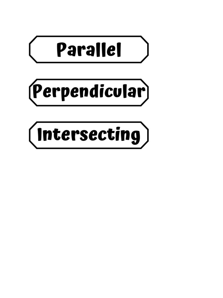 Parallel: Perpendicular | PDF