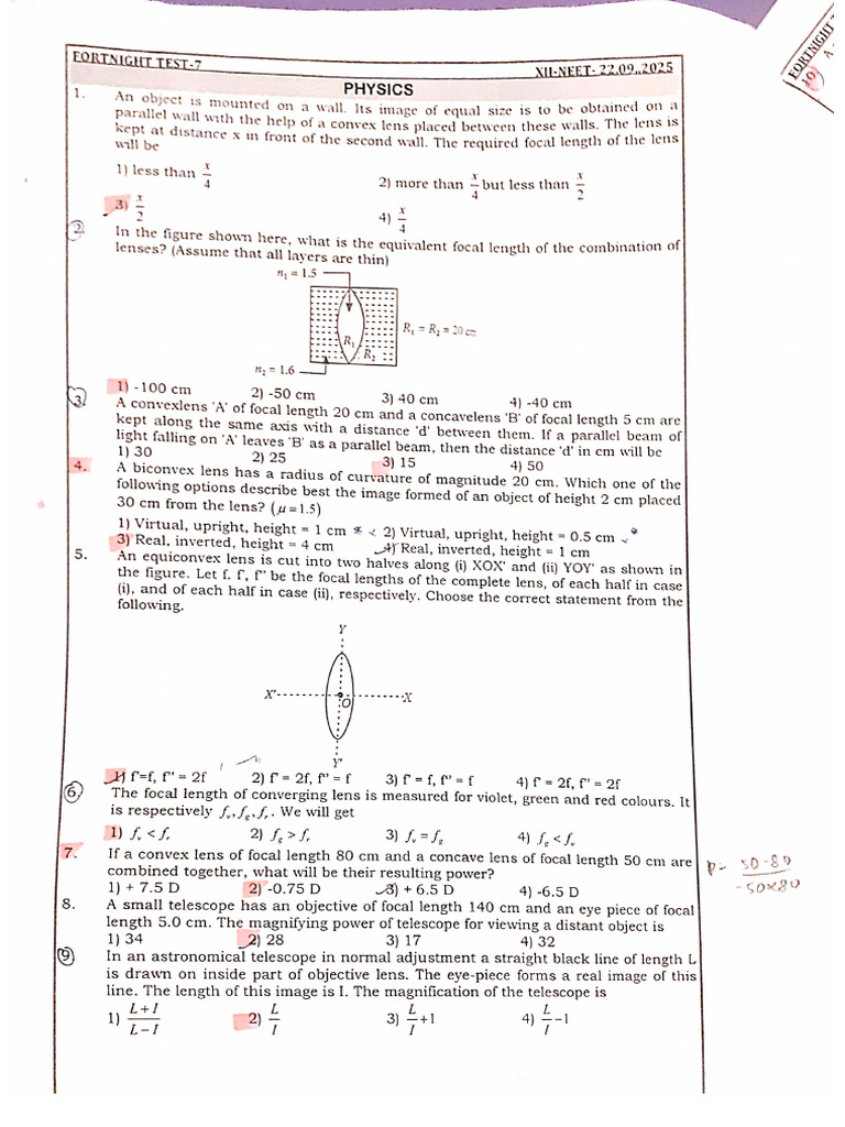 Phy FT 7 | PDF