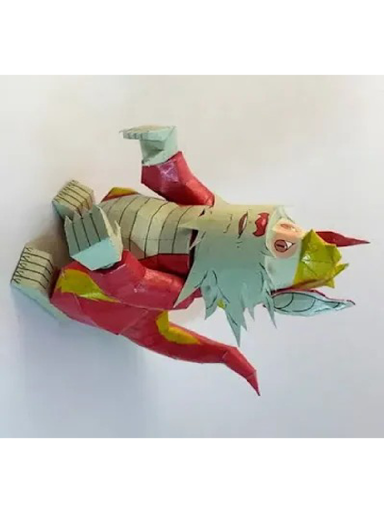 Thundercats Papercraft Snarf - JPG | PDF