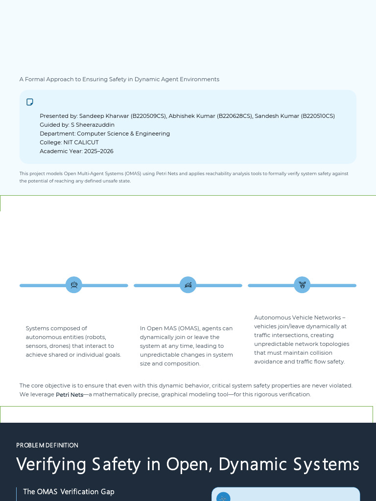 Safety Verification of Open Multi Agent Systems Using Petri Nets | PDF ...