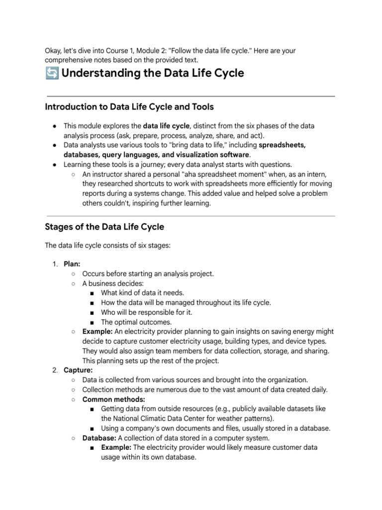 DataAnalytics C1 M2 P1 Google Course 2 For The Better | PDF | Data ...
