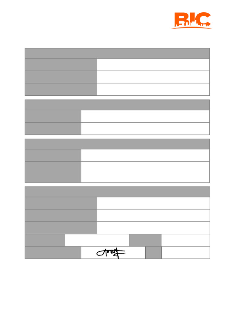 BIC Change of Details Form Rev 200219 2 | PDF