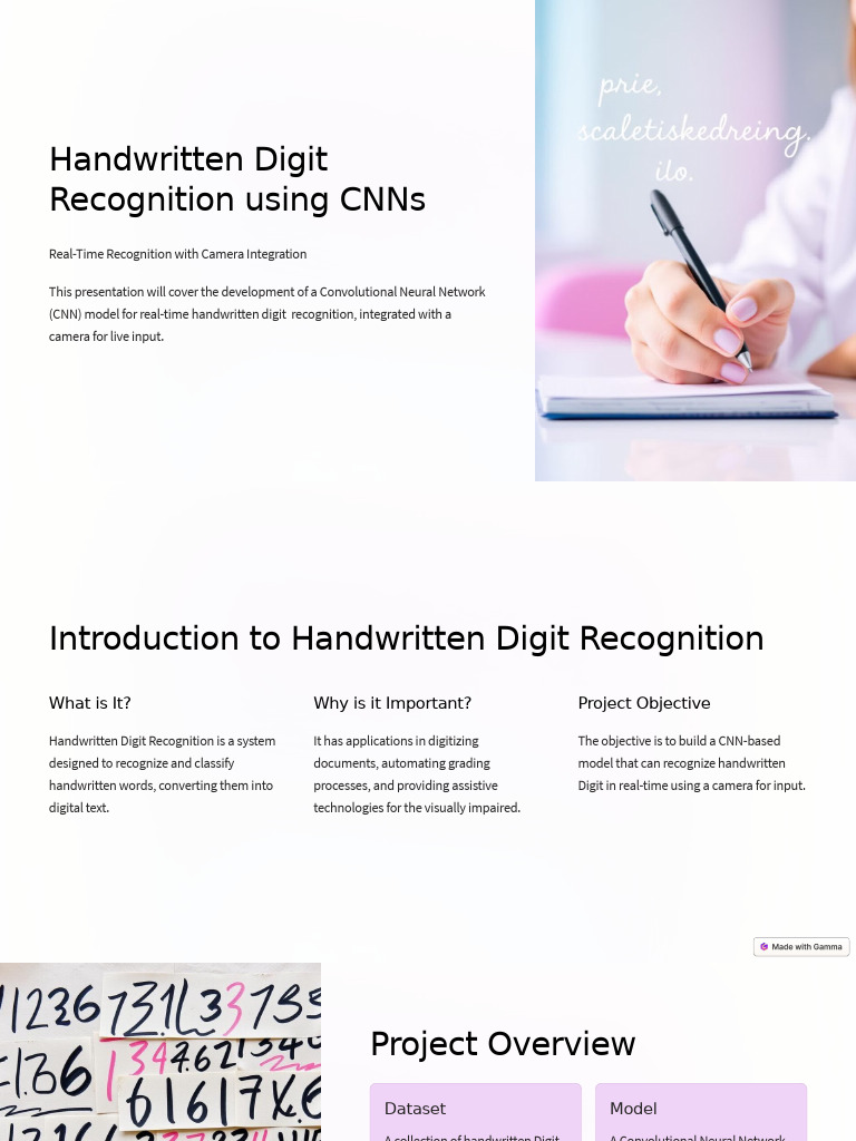 Real-Time Handwritten Digit Recognition | PDF | Learning | Software ...
