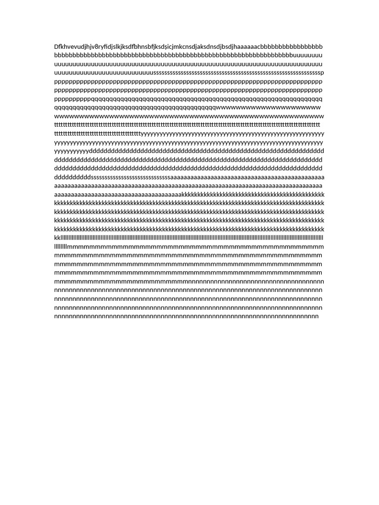 Nonsensical Text Document Analysis | PDF