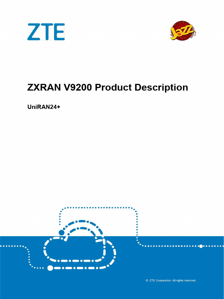 ZXRAN V9200 Product Description | PDF | Lte (Telecommunication