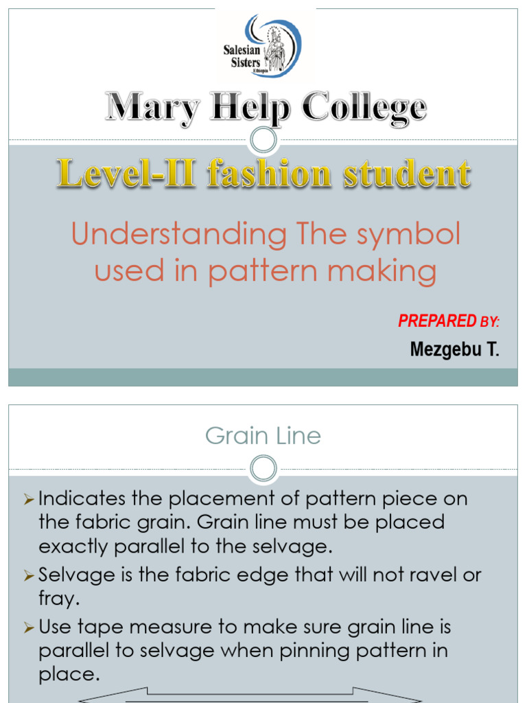 Pattern Making Symbols Explained | PDF | Seam (Sewing) | Clothing