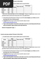 Contoh Soal Ujian Praktek TIK Kelas IX 2011