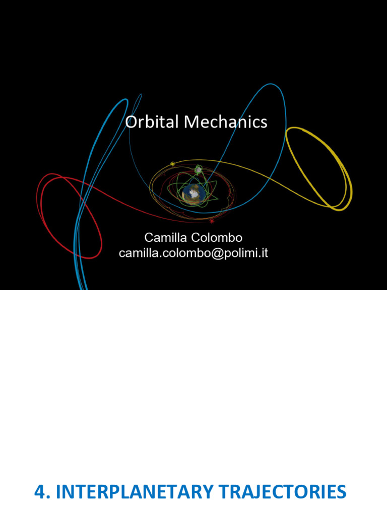 Interplanetary Trajectories Explained | PDF | Orbit | Interplanetary ...
