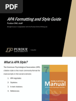 Writing Discussion Posts in APA Format | PDF
