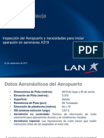 Aeropuerto de Jauja - Junín: Inspección de LAN y Necesidades para Aeronaves A319 (Sep 2011)