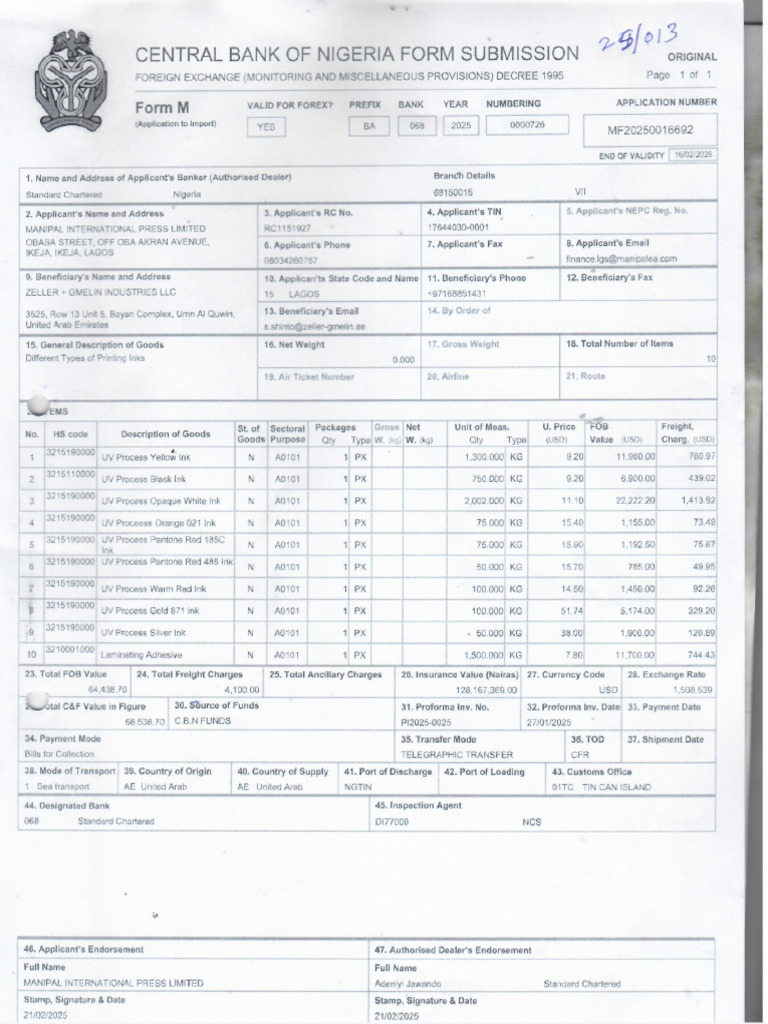 Form M .. | PDF