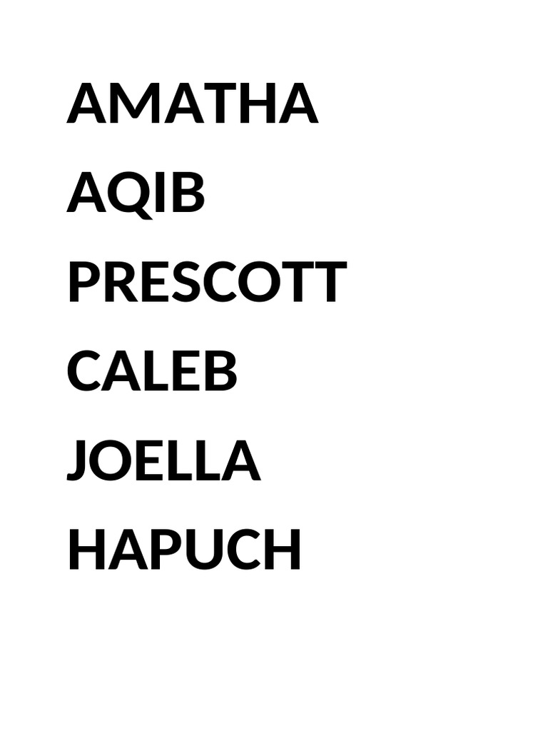 Names | PDF