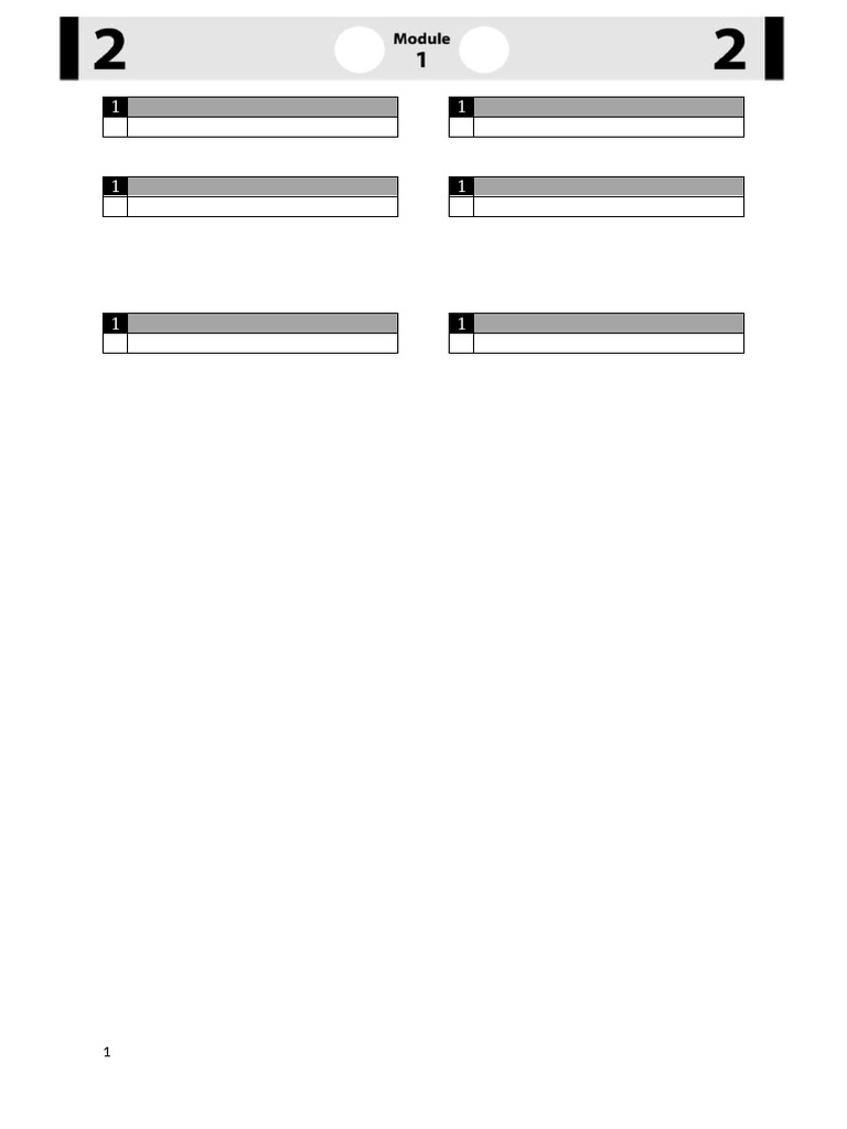 Test Module Instructions | PDF