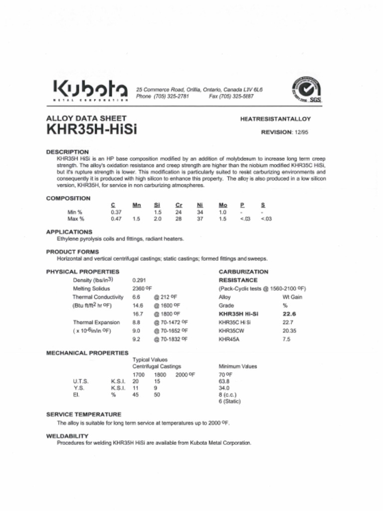 KHR35H HiSi | PDF