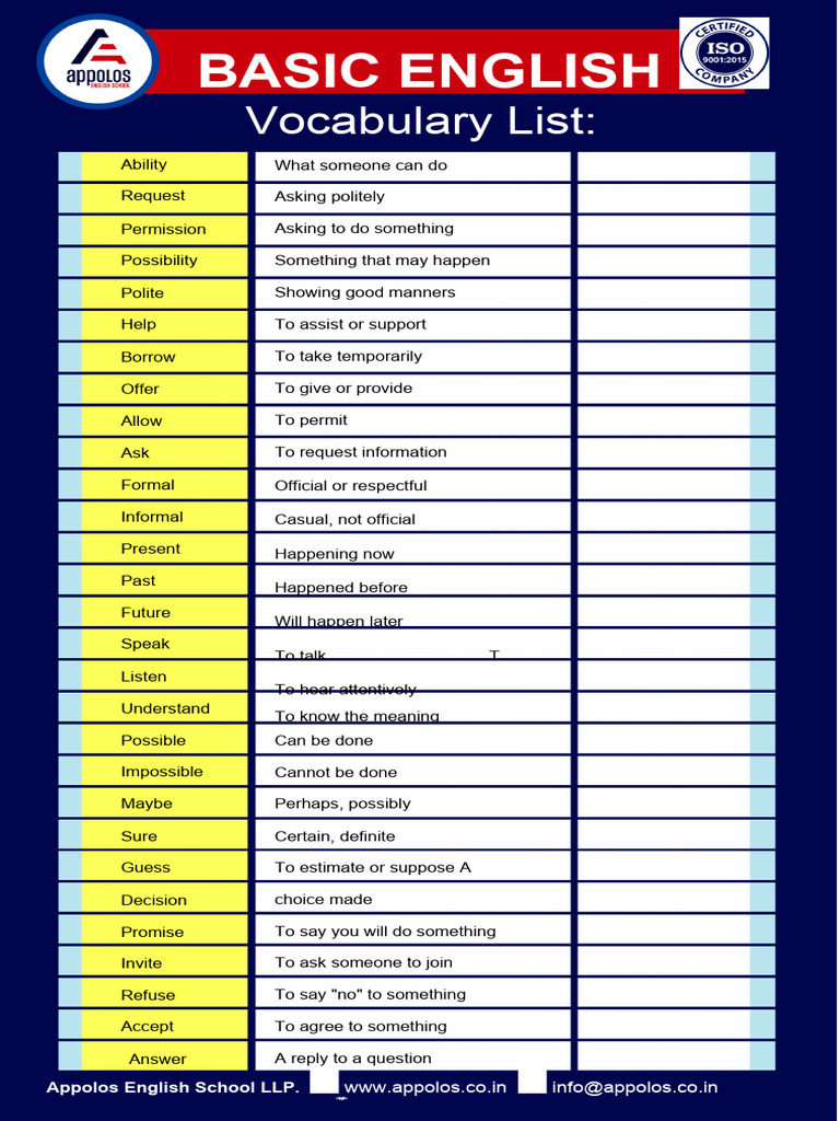 Appolos English School Overview | PDF