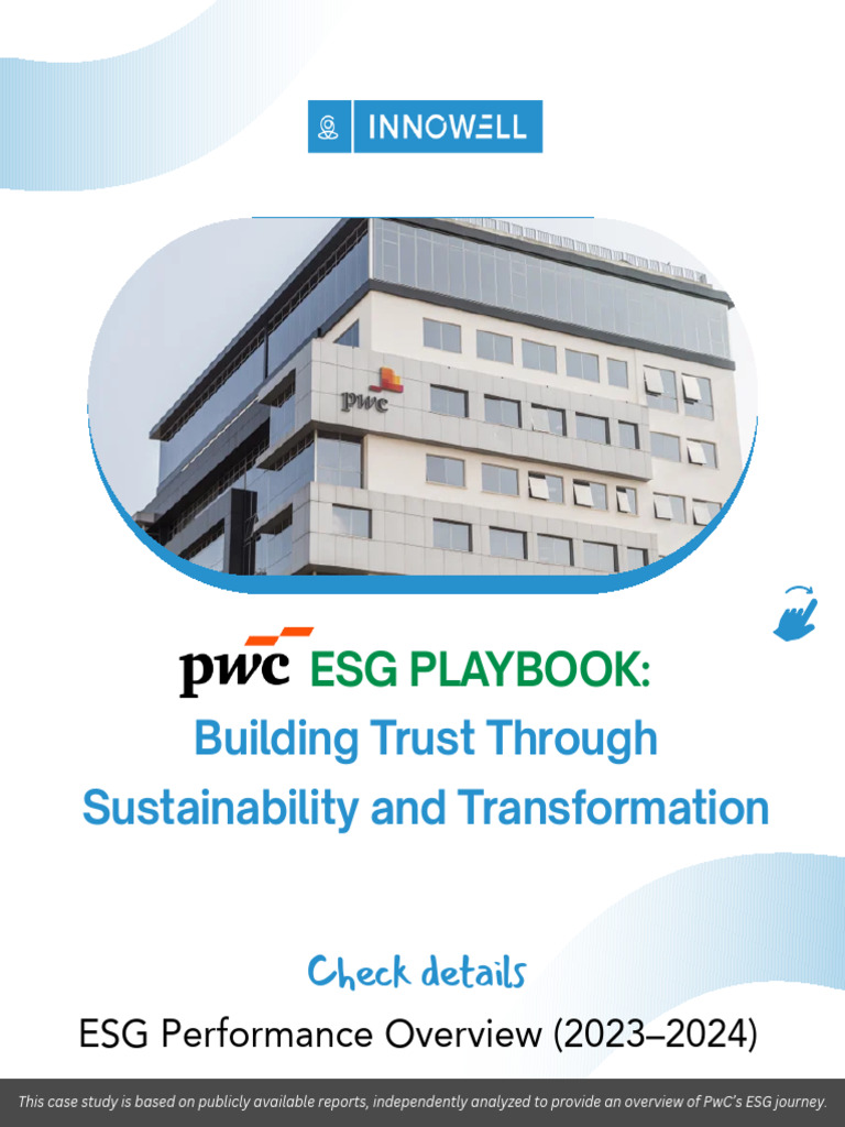 PwC ESG Strategy and Performance 2023-2024 | PDF | Natural Environment ...