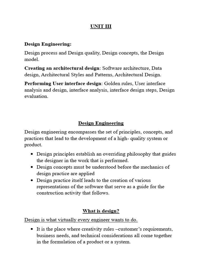 Design Engineering Principles and Practices | PDF | Class (Computer ...