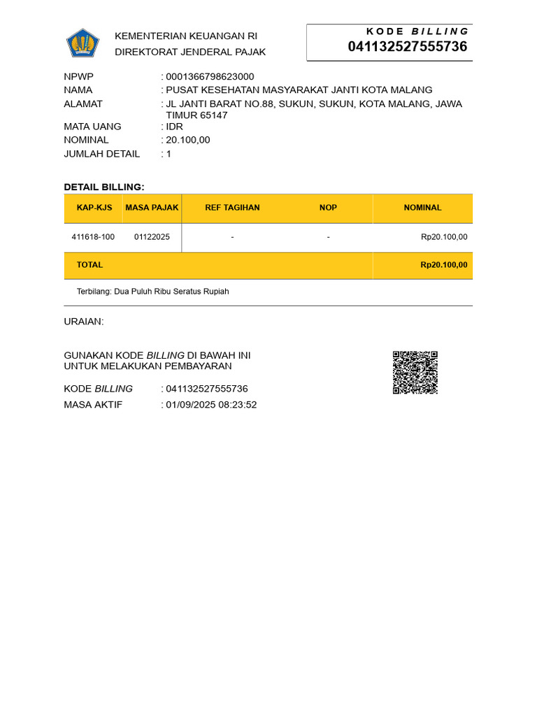 Billing Code 1756085253 | PDF