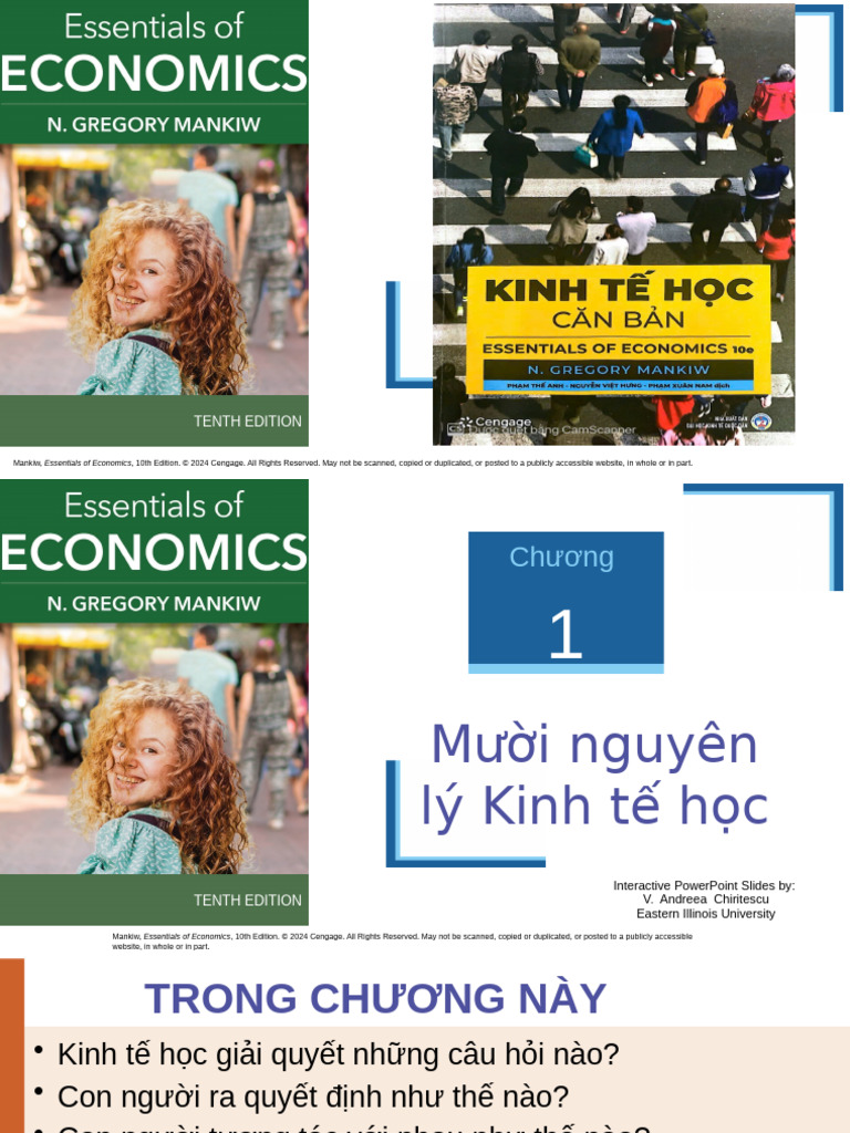 CH 01 Ten Principles of Economics 10e - Essentials | PDF