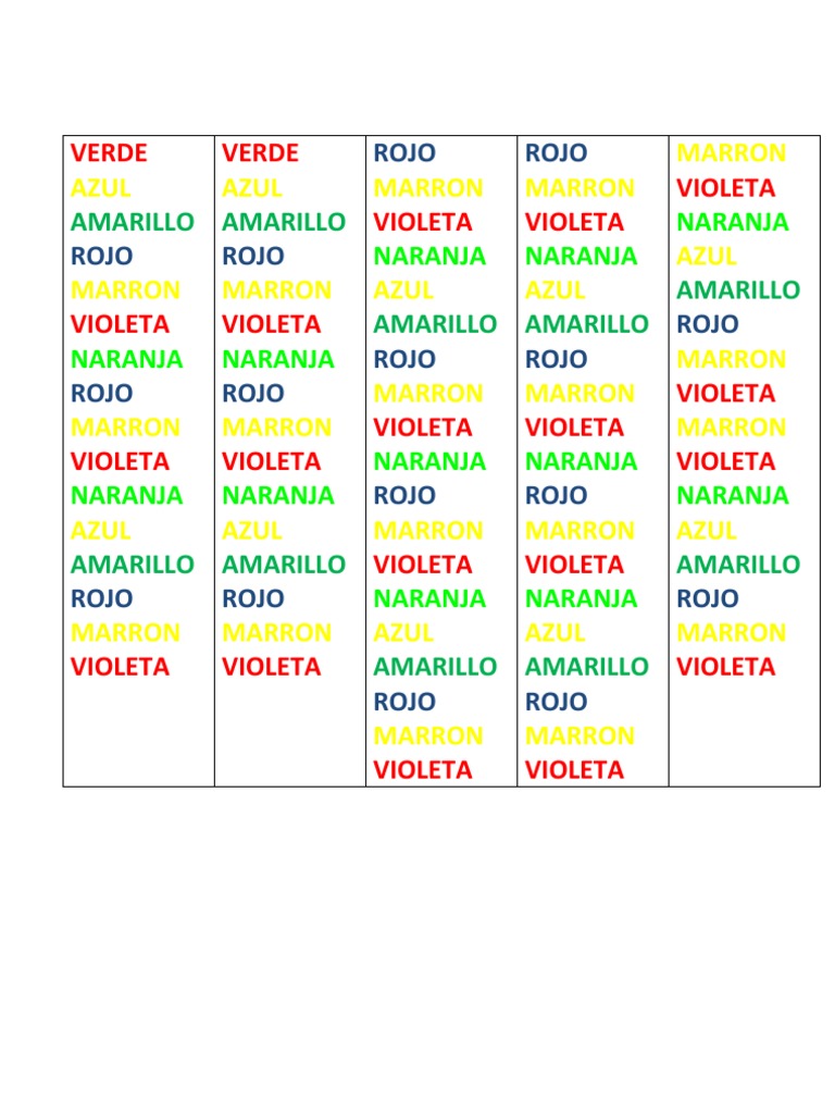 COLORES | PDF