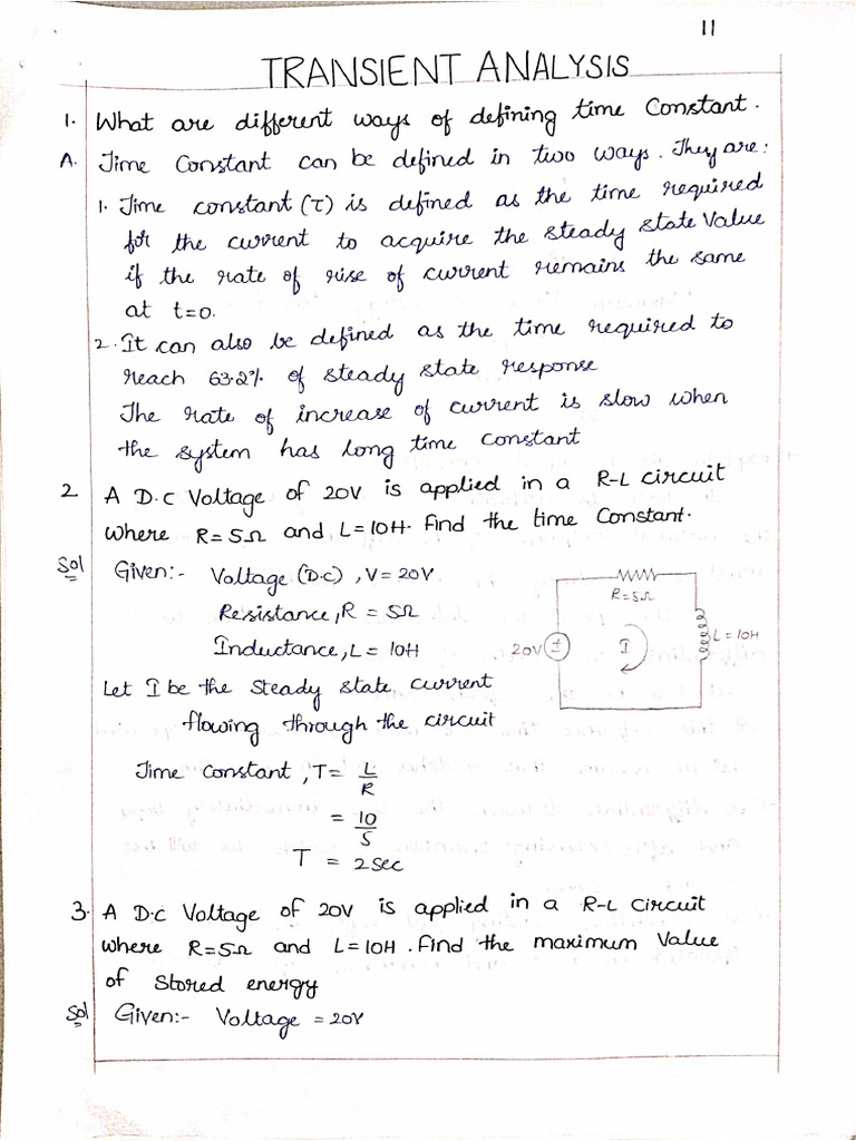 EE 2 Marks | PDF