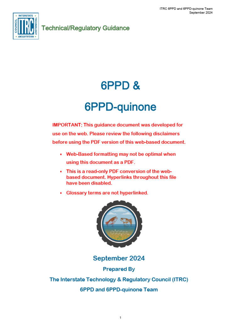 6PPD and 6PPD-quinone Overview Guide | PDF | Rainbow Trout | Trout