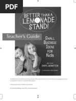 Better Than a Lemonade Stand_Teacher's Guide