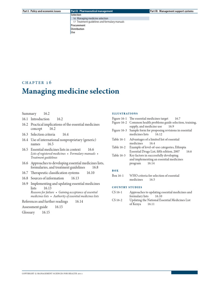 MDS3 Ch16 Selection Nov2011 | PDF | Generic Drug | Prescription Drugs
