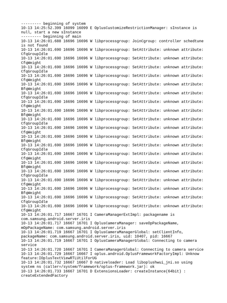 Log Cat 1760340361623 | PDF | Computer Engineering | Operating System ...