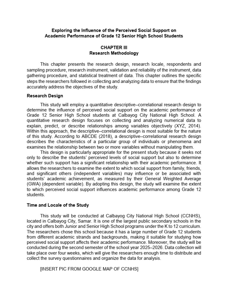 Social Support's Impact on Academic Success | PDF | Survey Methodology ...