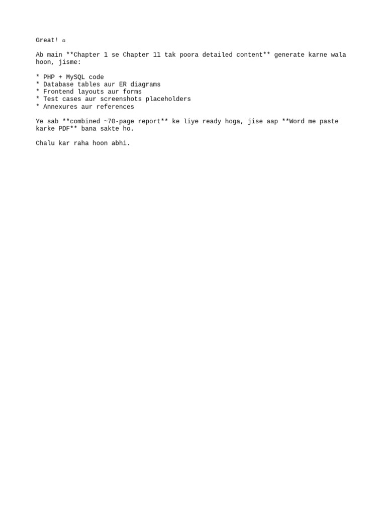 Comprehensive PHP & MySQL Report Guide | PDF