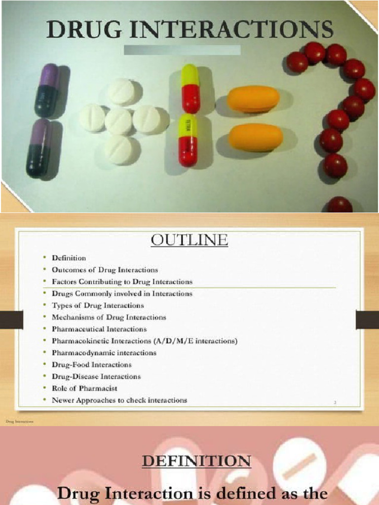 Drug Interactions | PDF