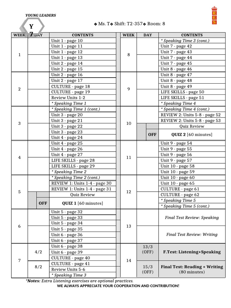 Y7 Program-2 Bu I | PDF