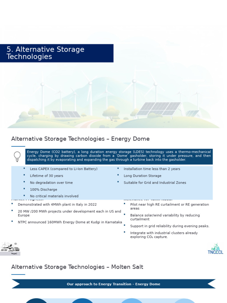 RE Status Update - Energy Storage and WtE - RV1 (1) 1 | PDF | Energy ...