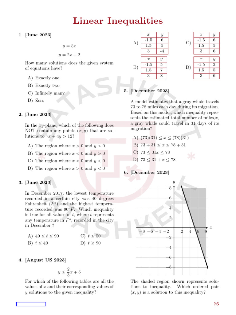 Classified Real Digital Sat Math Mr. Ahmed Shahin (6)-75-81 | PDF ...