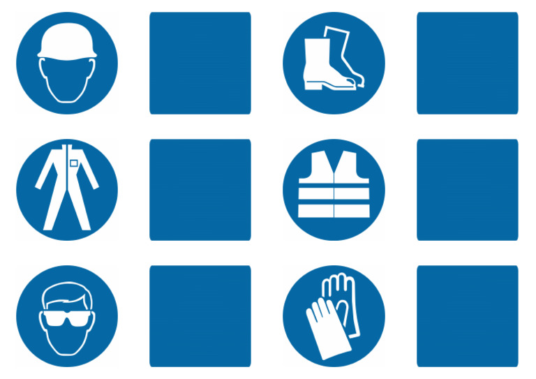 Essential Safety Gear Signage Guide | PDF