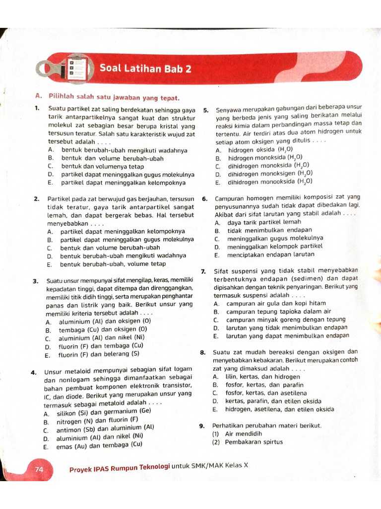 Latihan BAB 2 | PDF