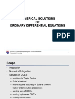 Numerical Solutions OF Ordinary Differential Equations