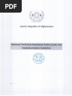 NTA Salary Scale Guidelines Afghanistan | PDF | Salary | Bachelor's Degree