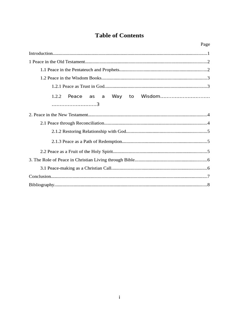 Methodology First Draft N | PDF | Jesus | Peace