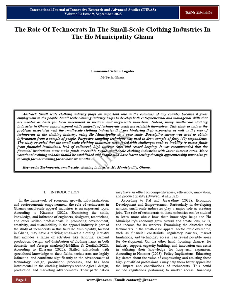 Paper 1 | PDF | Clothing Industry | Clothing
