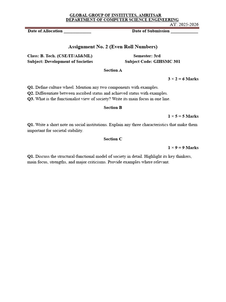 DOS Assignment 2 Even | PDF