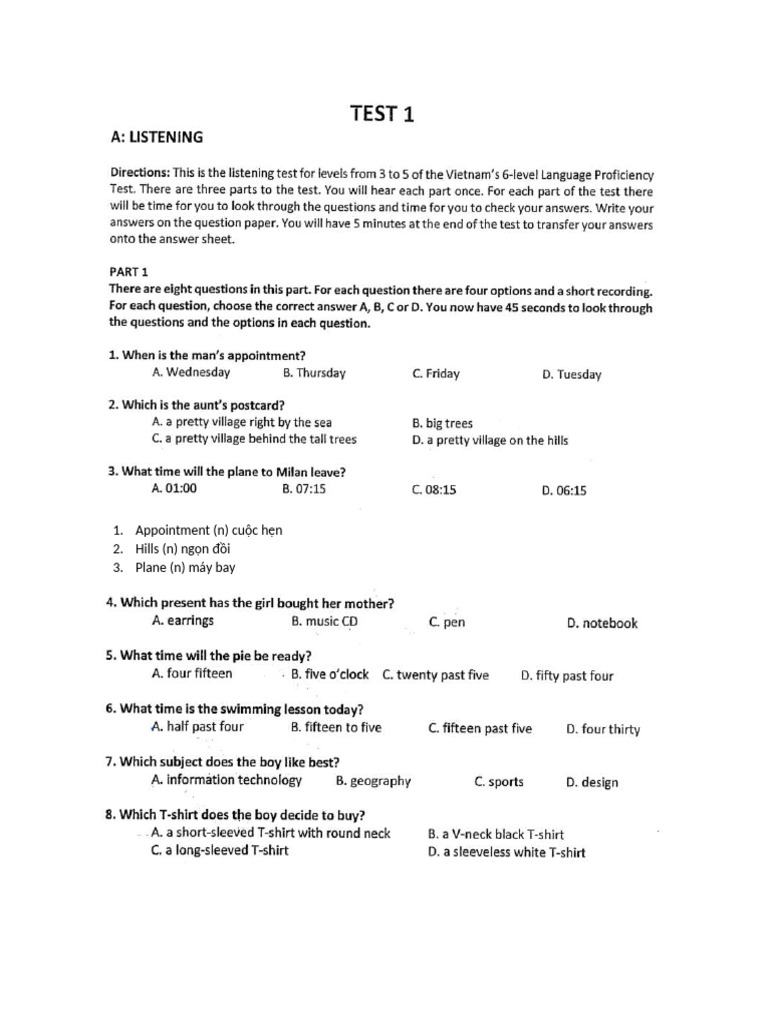 Test 1 | PDF