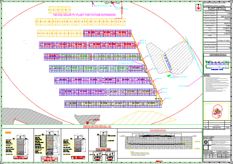 392 kWp Solar PV Plant Layout Guide | PDF | Photovoltaic System | Power ...