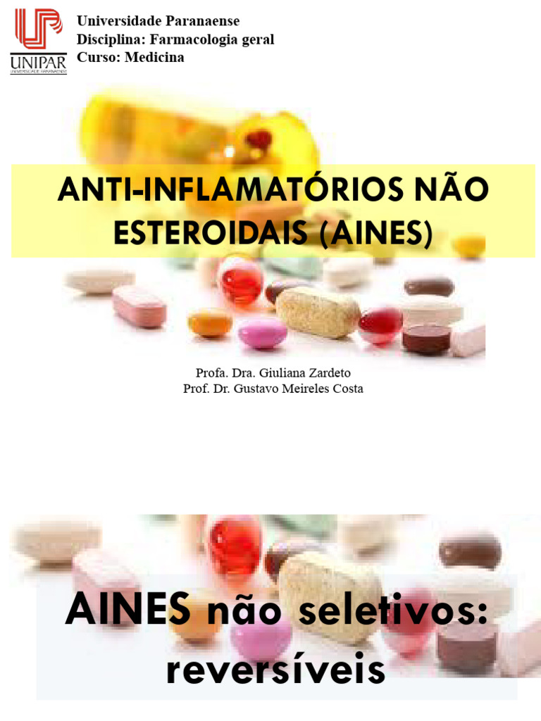 Guia Completo sobre AINEs e Seus Efeitos | PDF | Anti-inflamatório não ...
