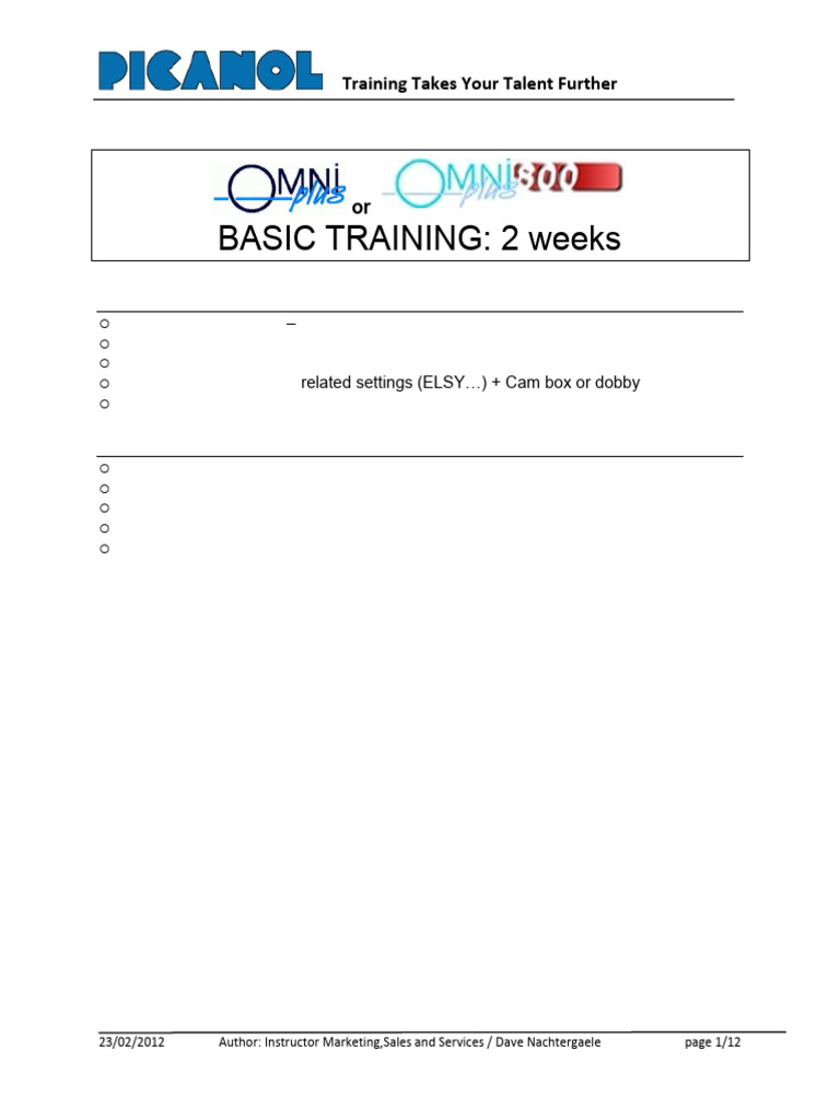 Comprehensive Loom Training Program | PDF | Textile Arts