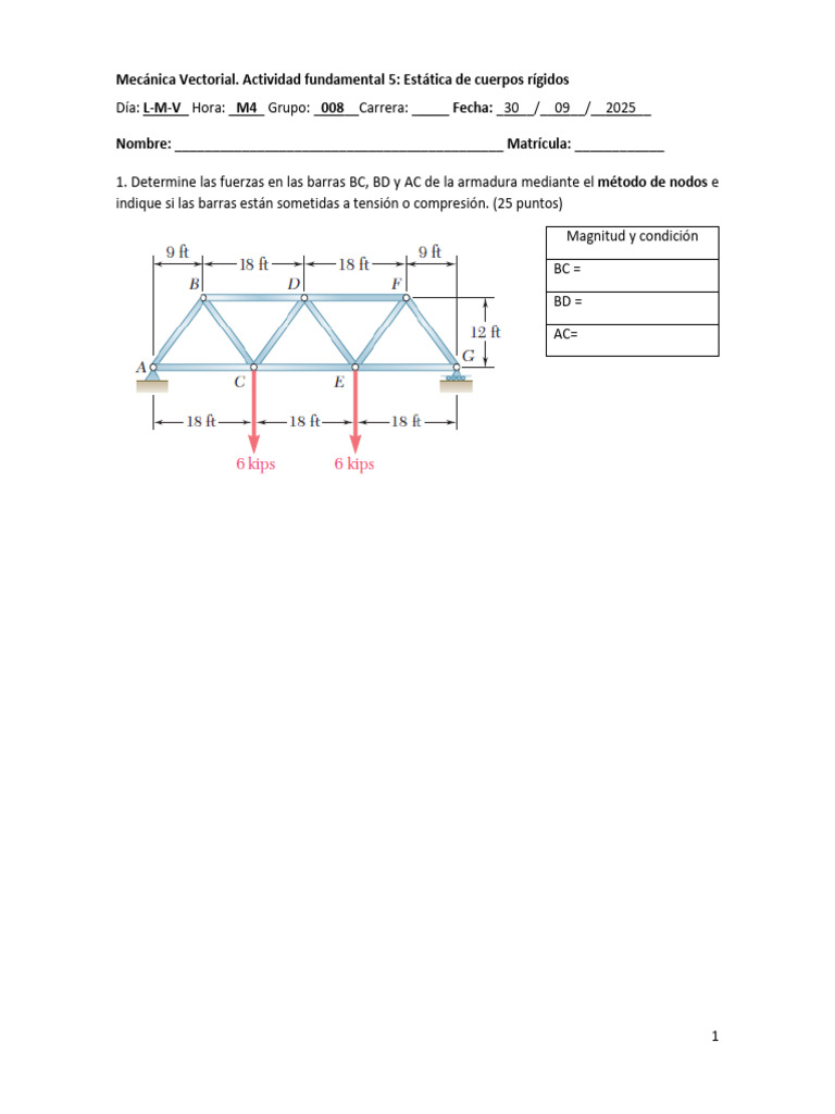 A5 Estructuras M4 | PDF | Braguero | Mecánica