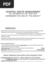 Biomedical Waste Color Coding Guide | PDF | Waste | Pollution