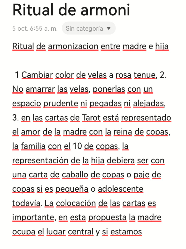Ritual de Armonizacion | PDF
