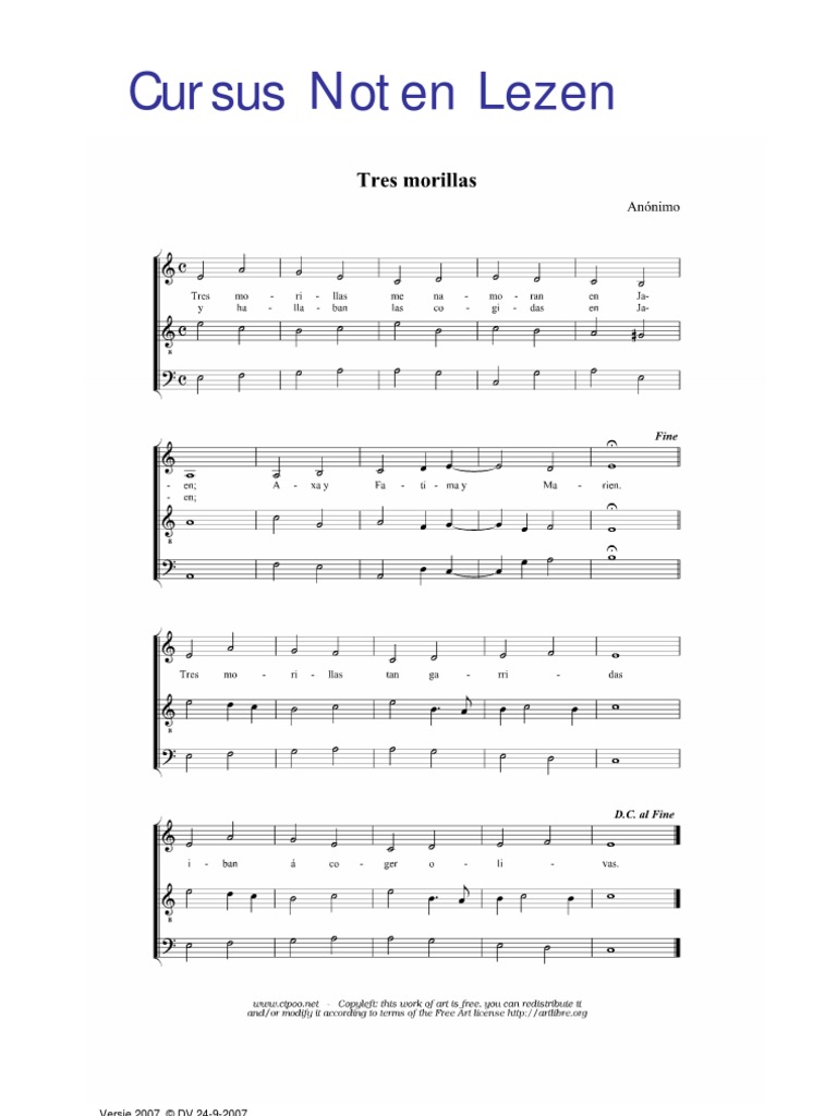 Cursus Noten Lezen Webversie | PDF, image size:768x1024